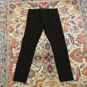 Lucky brand slim black jeans 34x32